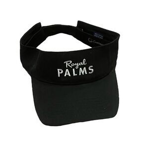 Continental Royal Palms Black & White Visor Hat